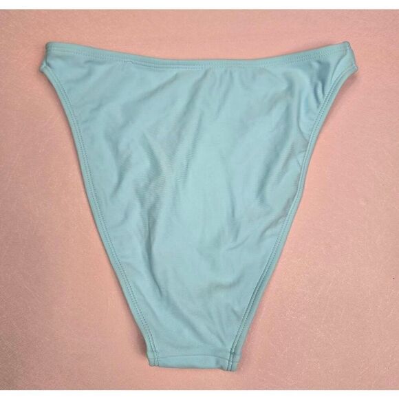 Wild Fable Extra High Leg Blue Bikini Bottom  Small - Picture 2 of 3